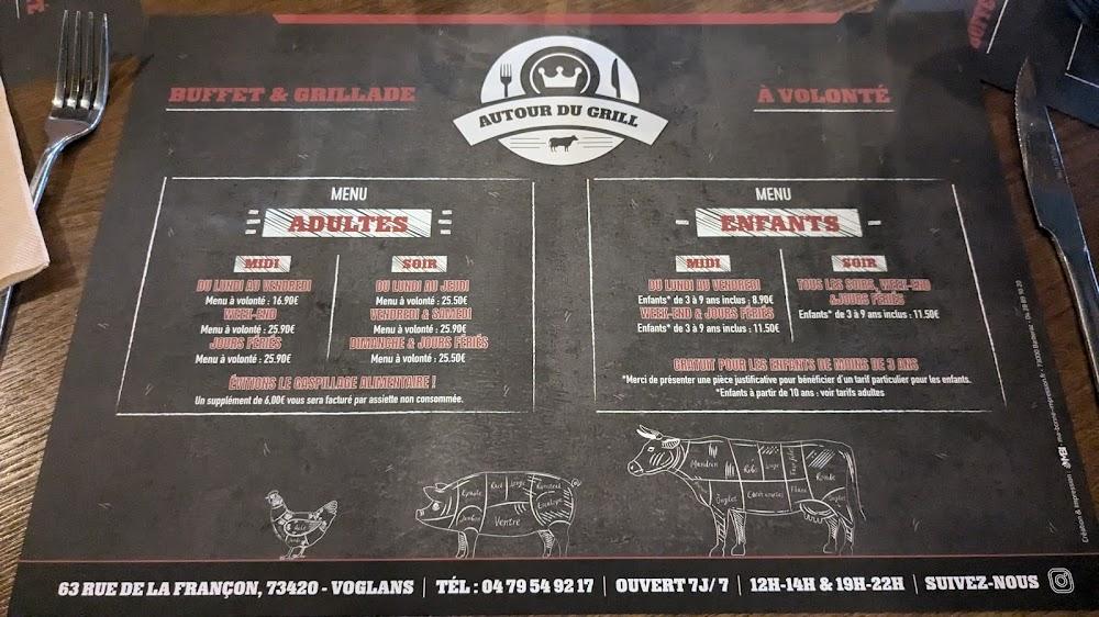 Autour du Grill - Menu Image 3